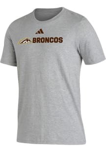 Western Michigan Broncos Grey Adidas Fresh Short Sleeve T Shirt