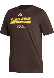 Western Michigan Broncos Brown Adidas Fresh Short Sleeve T Shirt