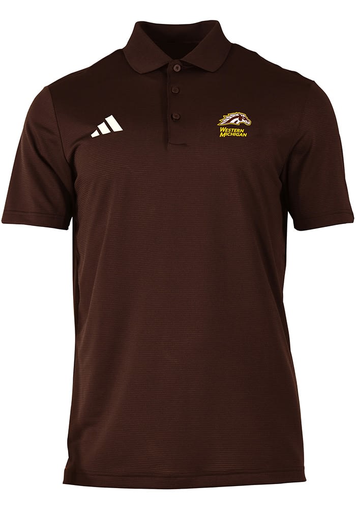 Adidas Western Michigan Broncos Mens 0 Ottoman BROWN Short Sleeve