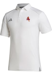 Adidas Arizona State Sun Devils Mens White Classic Sparky Short Sleeve Polo