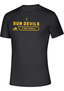Adidas Arizona State Sun Devils Black Football Creator Short Sleeve T Shirt