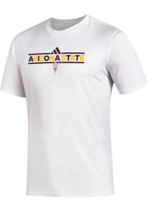 Adidas Arizona State Sun Devils White Creator Short Sleeve T Shirt