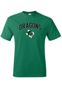 Rally Carroll High School Dragons Green Arch Mascot Short Sleeve T Shirt