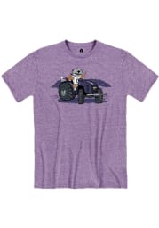 Rally K-State Wildcats Lavender Tractor Willie Short Sleeve Fashion T Shirt