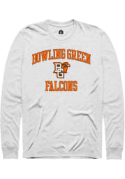 Rally Bowling Green Falcons White No. 1 Graphic Long Sleeve T Shirt