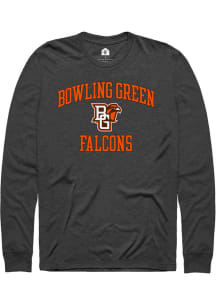 Rally Bowling Green Falcons Charcoal No. 1 Graphic Long Sleeve T Shirt