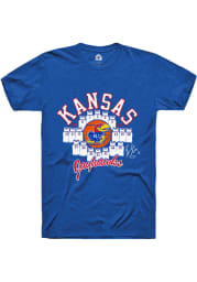 Rally Kansas Jayhawks Blue Jerseys Short Sleeve T Shirt