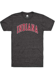Indiana Hoosiers Black Rally Script Short Sleeve Fashion T Shirt