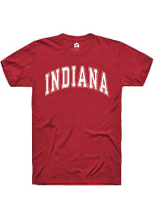 Indiana Hoosiers Red Rally Arched Short Sleeve T Shirt