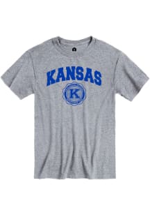Rally Kansas Jayhawks Grey Seal Short Sleeve T Shirt