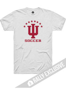 Rally Indiana Hoosiers White Soccer Short Sleeve T Shirt