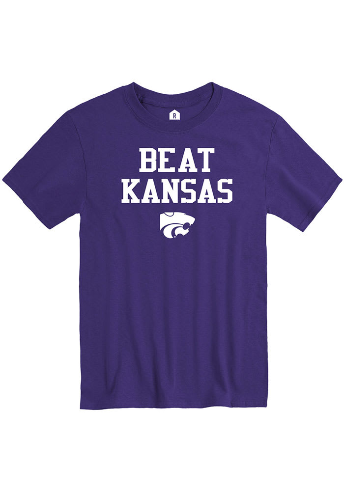 Rally K-State Wildcats Purple Beat Kansas Short Sleeve T Shirt