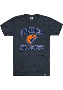 Rally Baker University Navy Blue Number 1 Short Sleeve Fashion T Shirt