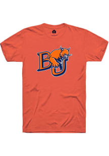 Rally Baker University Orange Big Logo Short Sleeve Fashion T Shirt
