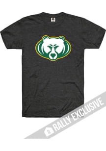 Rally Rock Bridge High School Black Primary Team Logo Triblend Short Sleeve Fashion T Shirt