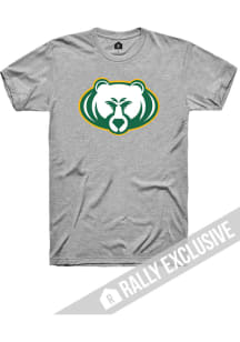 Rally Rock Bridge High School Grey Primary Team Logo Short Sleeve T Shirt