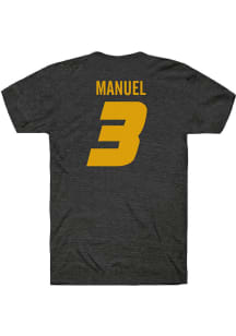 Martez Manuel Missouri Tigers Black Football Player Name And Number Short Sleeve Player T Shirt