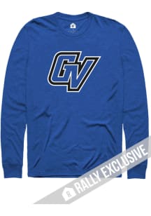 Rally Grand Valley State Lakers Blue Priamary Logo Long Sleeve T Shirt