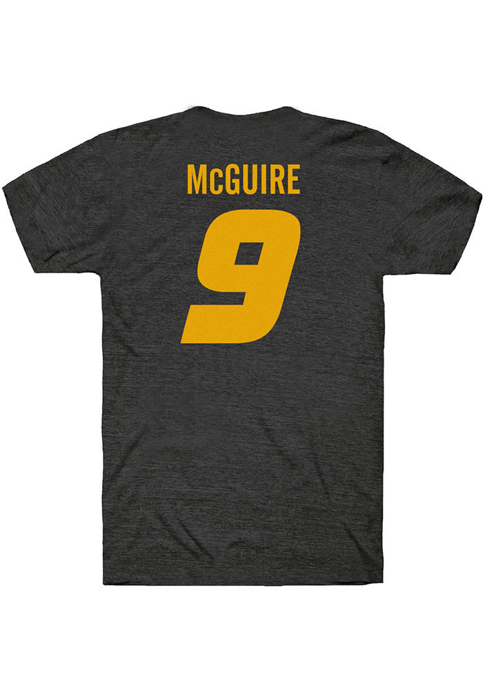 Isaiah McGuire Missouri Tigers Black Rally Player Name and Number Short Sleeve T Shirt