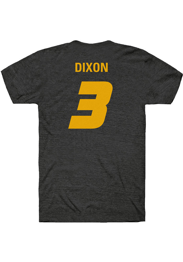 Anna Dixon Missouri Tigers Black Rally Player Name and Number Short Sleeve T Shirt