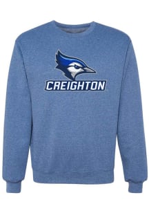 Rally Creighton Bluejays Mens Blue Alternate Logo Long Sleeve Fashion Sweatshirt