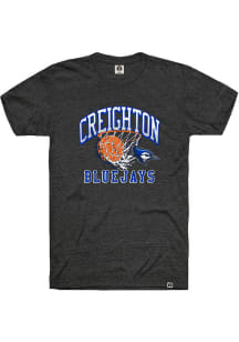 Rally Creighton Bluejays Black Basketball Short Sleeve Fashion T Shirt