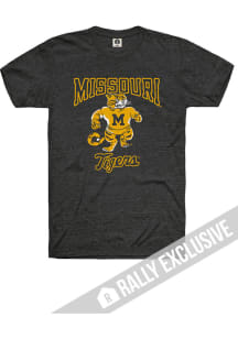 Rally Missouri Tigers Black Vintage Mascot Short Sleeve Fashion T Shirt