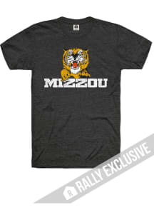 Rally Missouri Tigers Black Vintage Mascot Short Sleeve Fashion T Shirt