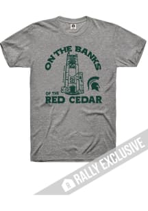 Rally Michigan State Spartans Grey Rally Brands, Inc. Short Sleeve Fashion T Shirt