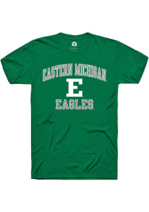 Rally Eastern Michigan Eagles Green No1 Graphic Short Sleeve T Shirt