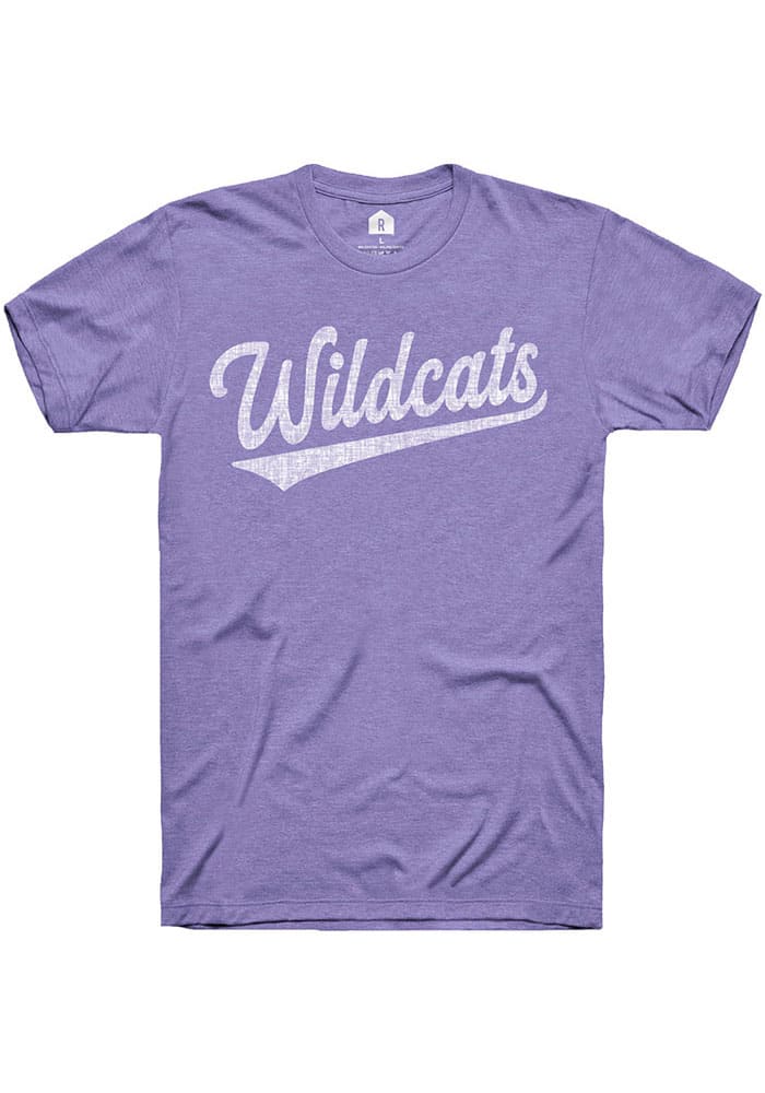 Rally K-State Wildcats Lavender Script Short Sleeve T Shirt