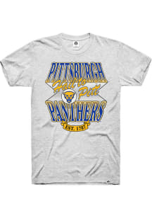 Rally Pitt Panthers Grey Triblend Short Sleeve Fashion T Shirt