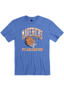 Rally UTA Mavericks Blue Basketball Short Sleeve T Shirt