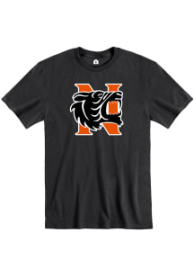 Rally Norman High School Tigers Black Primary Team Logo Short Sleeve Fashion T Shirt