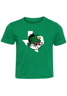 Rally Carroll High School Dragons Toddler Kelly Green Primary Logo Distressed Short Sleeve T-Shi..
