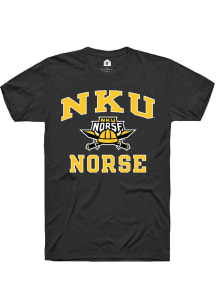 Rally Northern Kentucky Norse Black Number One Graphic Short Sleeve T Shirt