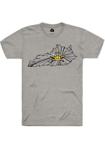 Rally Northern Kentucky Norse Grey State Short Sleeve Fashion T Shirt