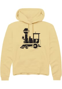 Mens Purdue Boilermakers Gold Rally Vault Train Hooded Sweatshirt