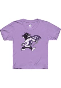 Rally K-State Wildcats Youth Purple Willie Short Sleeve T-Shirt