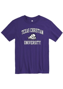 Rally TCU Horned Frogs Purple Number One Short Sleeve T Shirt