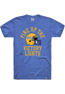 Rally Pitt Panthers Blue Slogan Short Sleeve Fashion T Shirt