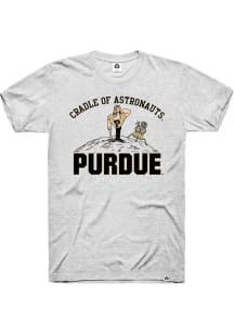 Rally Purdue Boilermakers Ash Triblend Short Sleeve Fashion T Shirt