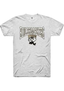 Purdue Boilermakers Ash Rally Triblend Short Sleeve Fashion T Shirt