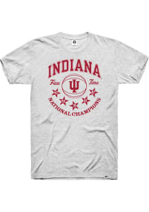 Rally Indiana Hoosiers Grey Triblend Short Sleeve Fashion T Shirt