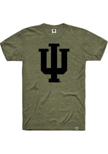 Rally Indiana Hoosiers Olive Triblend Short Sleeve Fashion T Shirt