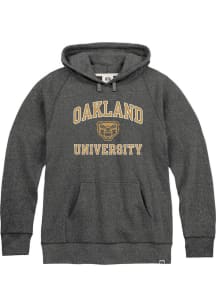 Rally Oakland University Golden Grizzlies Mens Black Triblend Fashion Hood