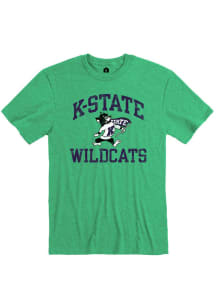 Rally K-State Wildcats Green Number One Willie Short Sleeve Fashion T Shirt