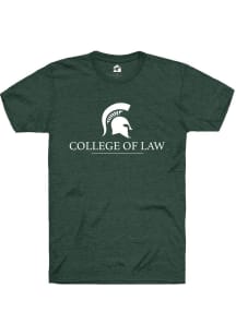 Rally Michigan State Spartans Green College of Law Short Sleeve T Shirt