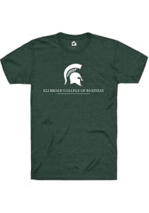 Rally Michigan State Spartans Green Eli Broad College of Business Short Sleeve T Shirt