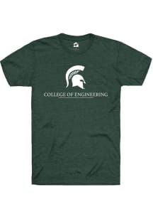 Michigan State Spartans Green Rally College of Engineering Short Sleeve T Shirt